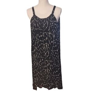 Apt 9 Black And White Black Halter Dress Size 12 New With Tags